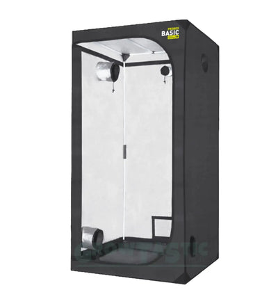 Garden Highpro GHP Growbox Pro Box Basic mit quadratischer Grundfläche, 40x40x160 cm, für Pflanzenzucht.