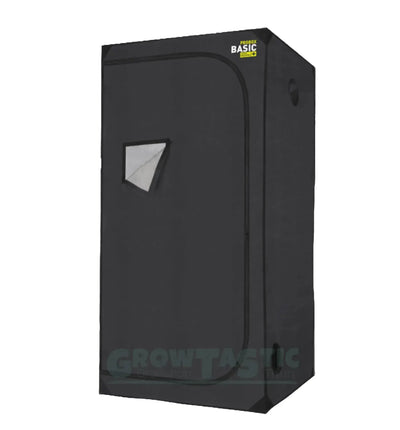 Garden Highpro GHP Growbox Pro Box Basic, quadratische Grundfläche, 40x40x160 cm, für Pflanzenzucht und Anbau.