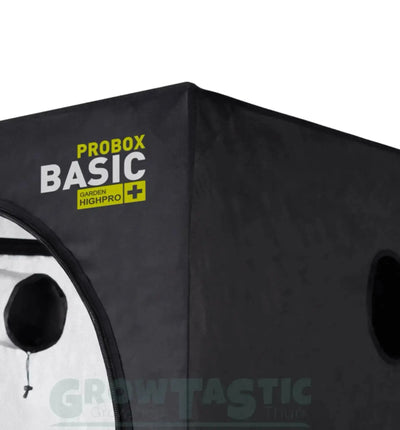 Garden Highpro GHP Growbox Pro Box Basic mit quadratischer Grundfläche, 40x40x160 cm, für Pflanzenanbau im Garten.