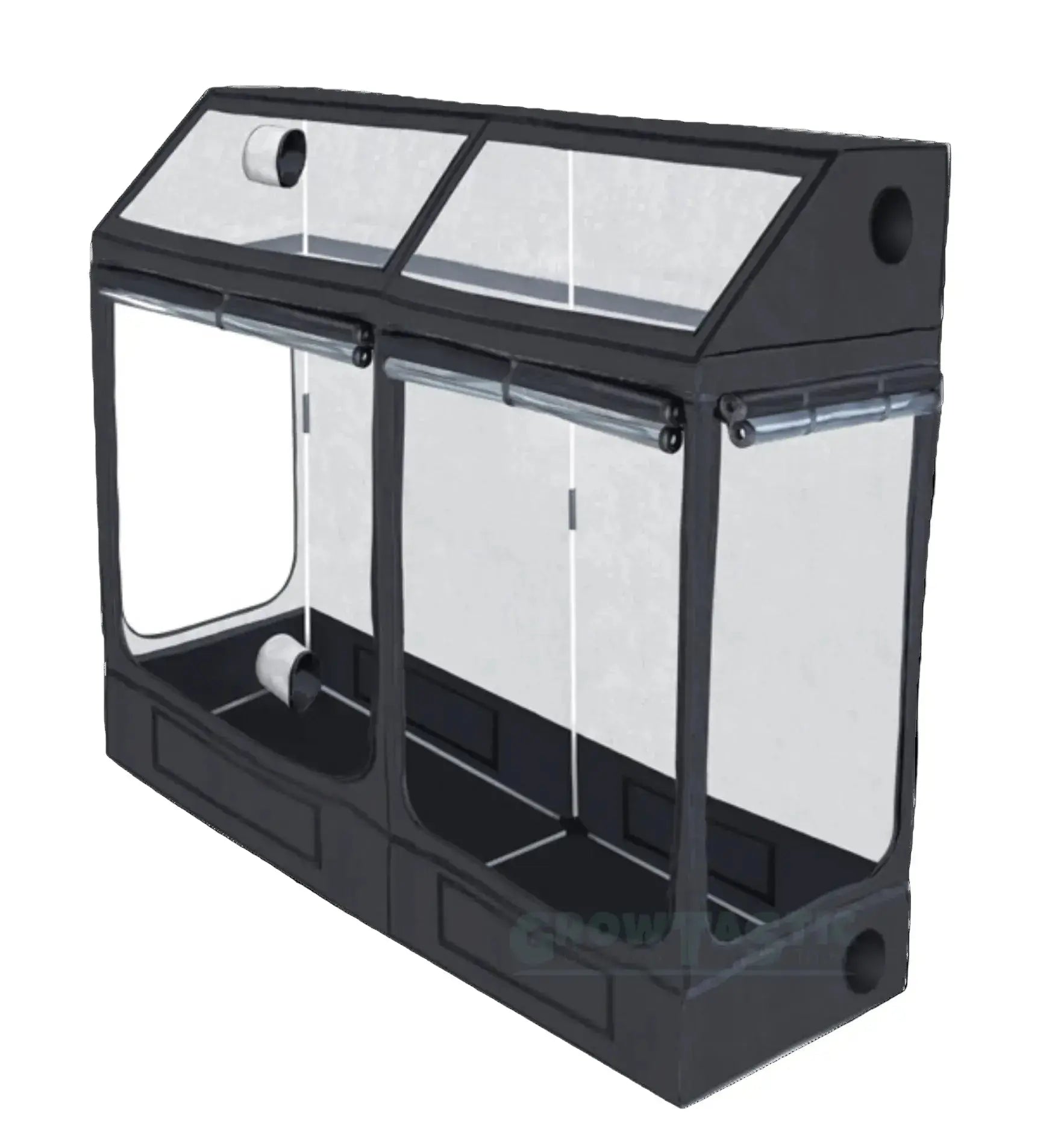 Garden Highpro GHP Growbox Pro Box, outdoor Growbox mit 80x80x180 cm für Pflanzenzucht im Garten.