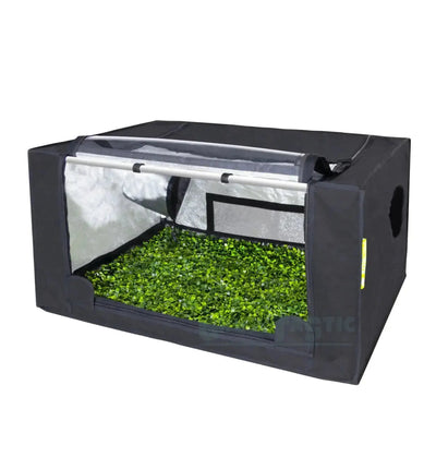 Garden Highpro GHP Growbox Box Propagator, einlagig, mit transparentem Deckel und Belüftung für Pflanzenanzucht, Maße 60x40x40 cm