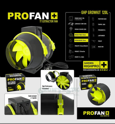 Garden Highpro Grow Kit 120L, Komplettsystem für Pflanzenzucht, inklusive Behälter und Zubehör, von Garden Highpro GHP