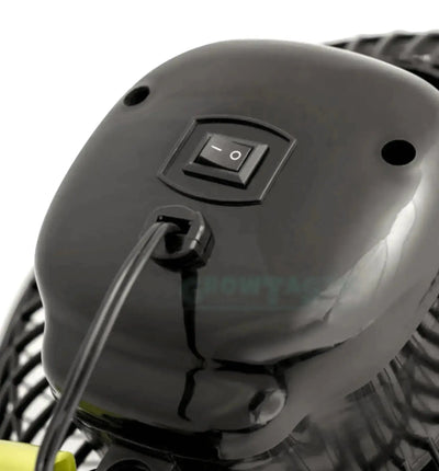 Garten Highpro GHP Profi Clip-Ventilator, 12W, schwarzes Gehäuse, ideal für Garten oder Werkstatt, professioneller Clip-Ventilator