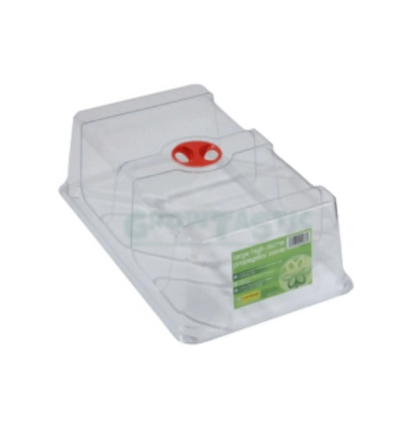 Garland Treibhaus High Dome Propagator, Set mit drei Anzuchtdomes, ideal für Pflanzenanzucht, transparent und langlebig