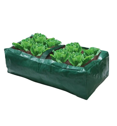 Urban Gardening Garland Aufzuchtsack mit Blumen, 25 x 56 cm, flexible Pflanzentasche für städtisches Gärtnern.