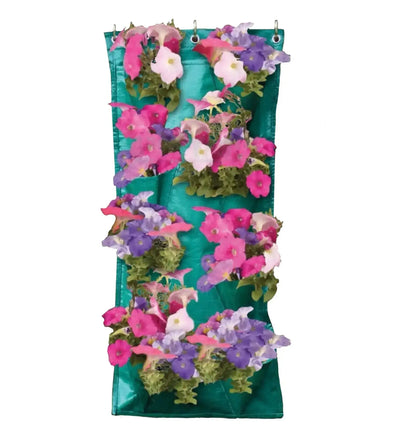 Urban Gardening Garland Aufzuchtsack mit Blumen, 25x56 cm, flexible Stofftasche für Pflanzenzucht, praktische Gartendekoration