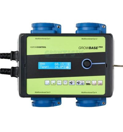 GrowControl Growbase Pro Steuergerät für präzise Steuerung von Bewässerung und Nährstoffzufuhr in der Gartenpflege