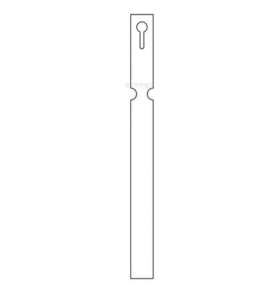 Weißes TT Schlaufetiketten von GrowTastic Sammlung, 200 x 25 mm, aus Papier mit Schlaufe für einfache Befestigung