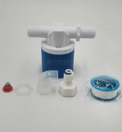 Schlauchstück für Wassertank, GrowTastic Sammlung, mit Ventil zur Wassersteuerung, detaillierte Nahaufnahme des Schlauchteils