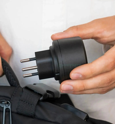 Reisestecker EU-CH von GrowTastic Sammlung, praktische Steckverbindung für Reisen nach Europa und die Schweiz.