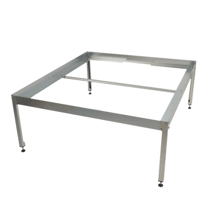 GrowTastic Metall-Growing-Tisch, 100x100x37 cm, Pflanzengestell für Indoor-Garten, robustes Metallgestell für Pflanzenzucht