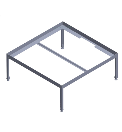 Metall-GrowTastic Garland Pflanztisch, 100x100x37 cm, robustes Pflanzenregal für Garten und Balkon