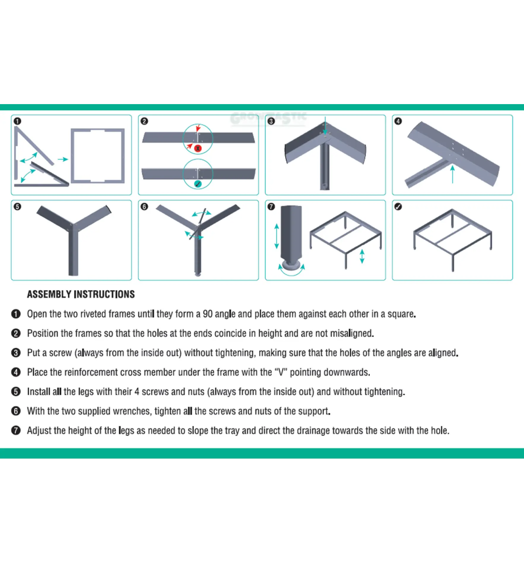 Garland Metall Growing Table