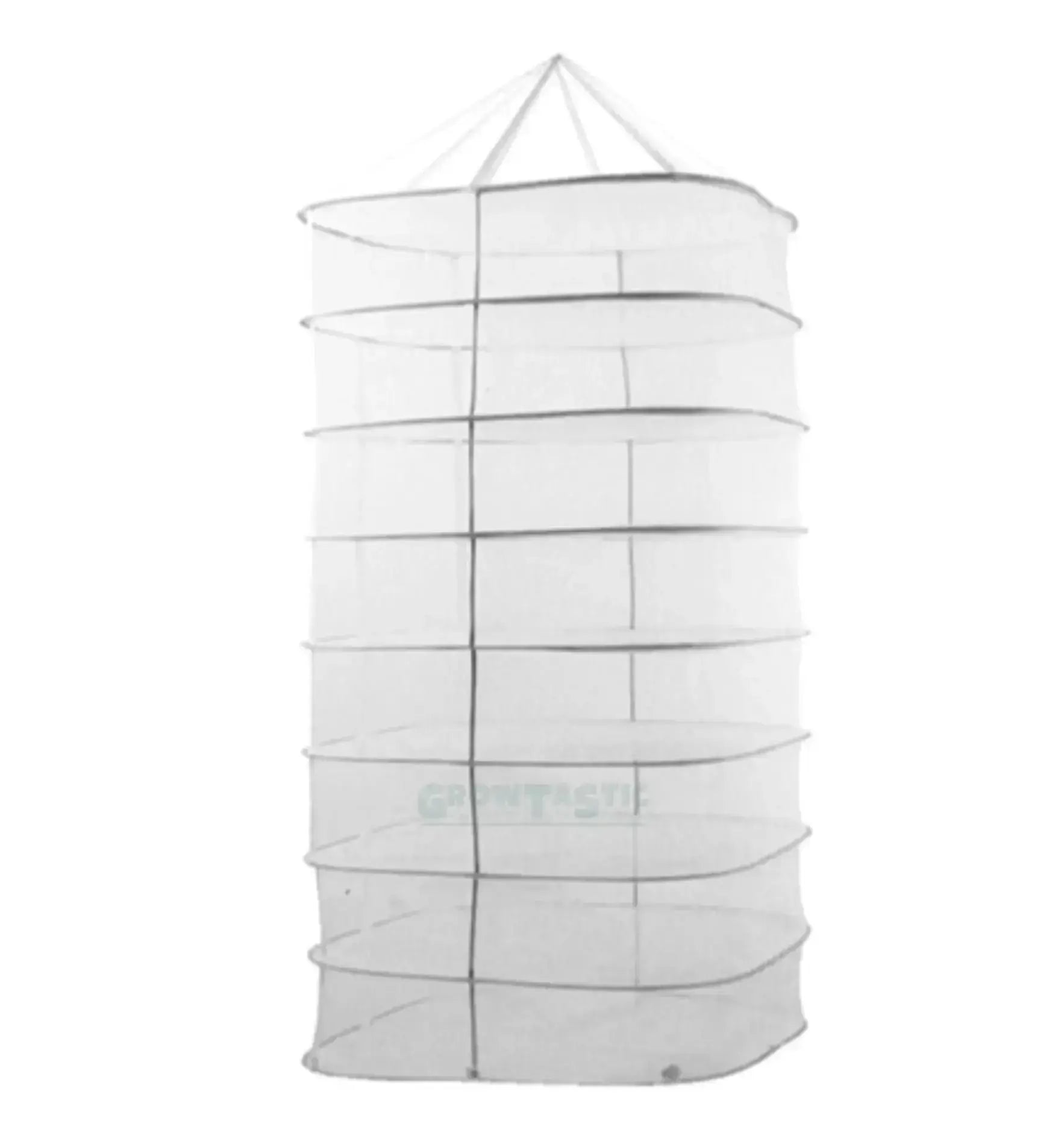 GrowTastic Trocknungsnetz 80x80 cm, eckig mit runden Ecken, 8-lagig, ideal zum Trocknen von Kräutern und Blumen.