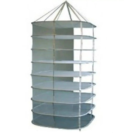 GrowTastic Trocknungsnetz 80x80 cm, 8-lagig, eckig mit runden Ecken, ideal zum Trocknen von Pflanzen und Blumen.