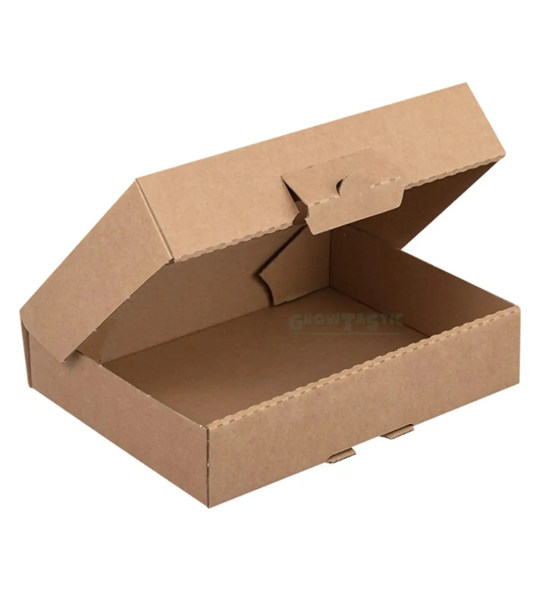 Klappschachtel aus Karton von GrowTastic Sammlung, stabile Verpackung für Geschenke oder Versand, braune Verpackungsschachtel