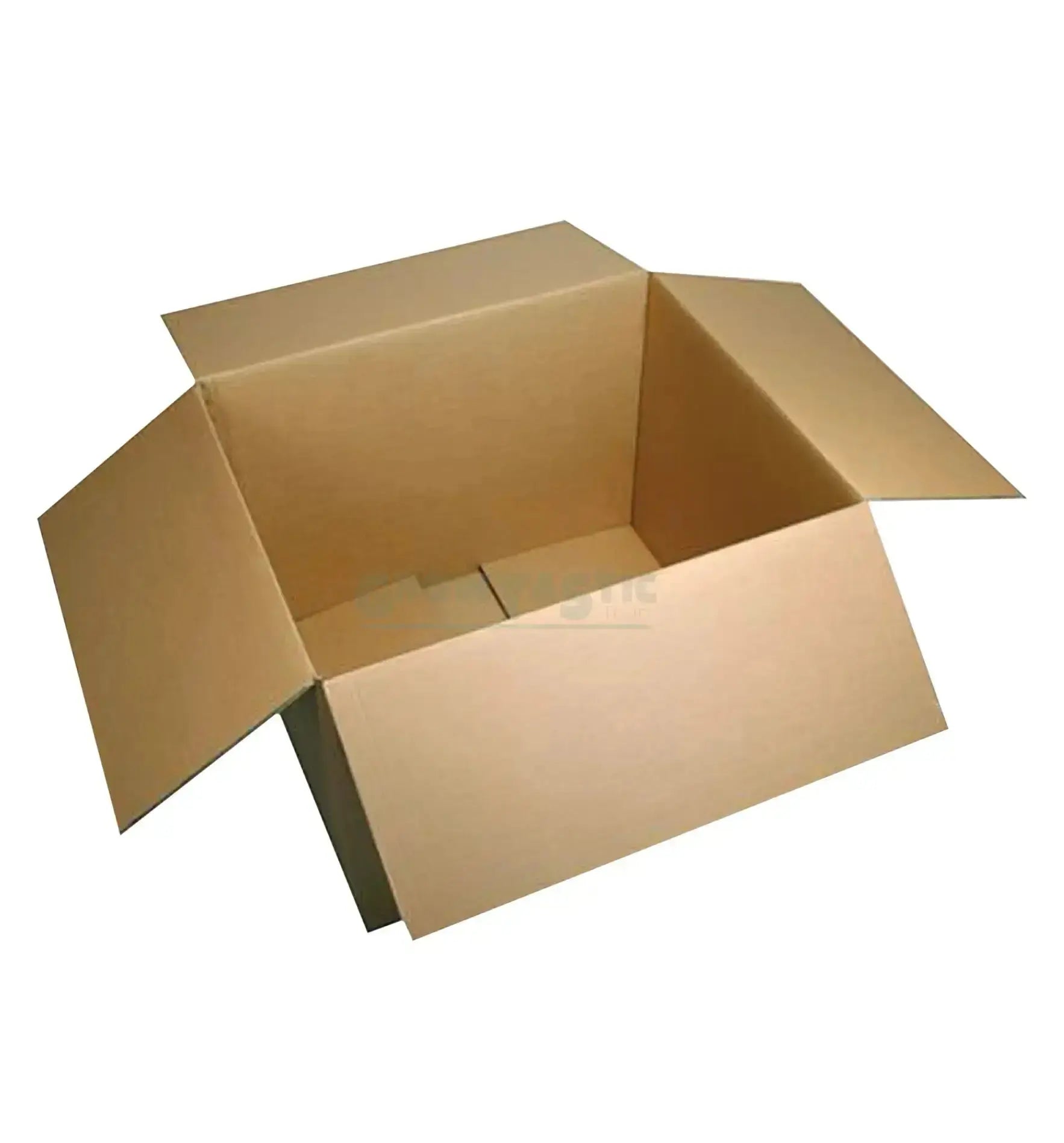 Einwellige GrowTastic Kartonkiste als Verpackung, Maße 55x33x22 cm, aus Wellpappe für sicheren Versand.