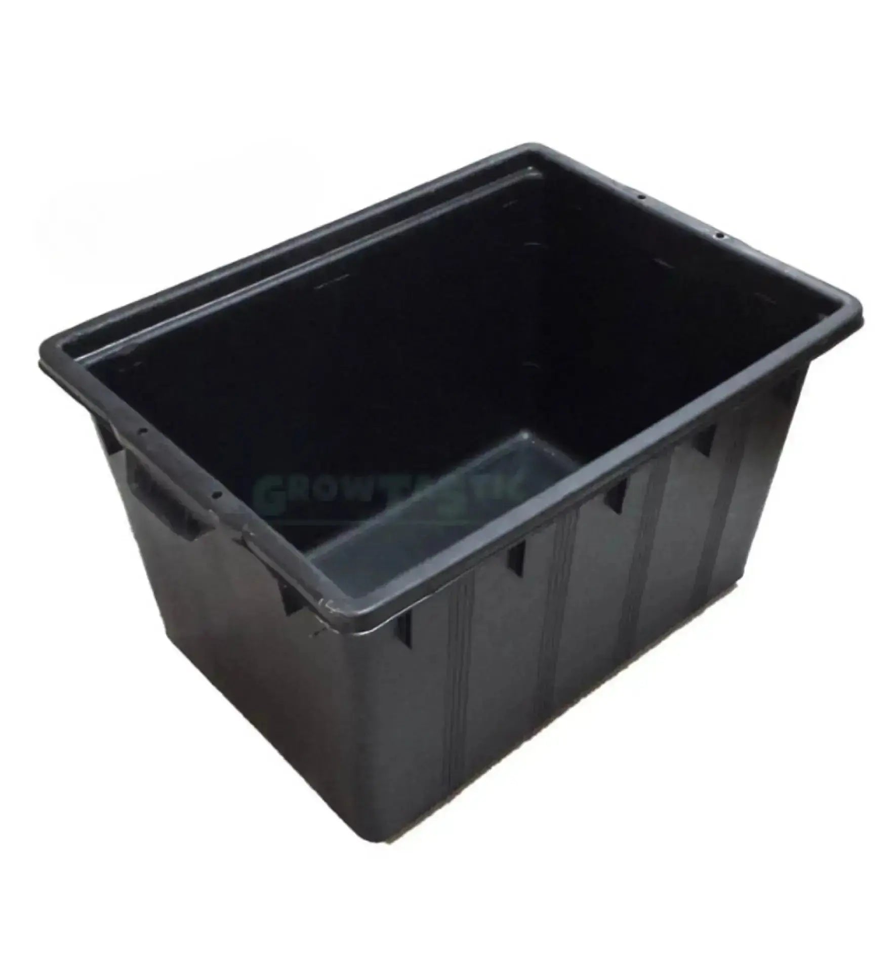GrowTastic Wassertank, 40 Liter, mit Nährstoffbehälter, transparente Kunststofftank, Maße 47x73,5x19,5 cm, für Hydrokultur