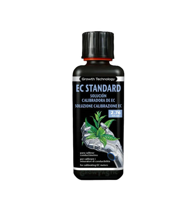 Growth Technology EC Standard Kalibrierflüssigkeit in 300 ml Flasche für präzise EC-Messung in der Nährstoffkontrolle.