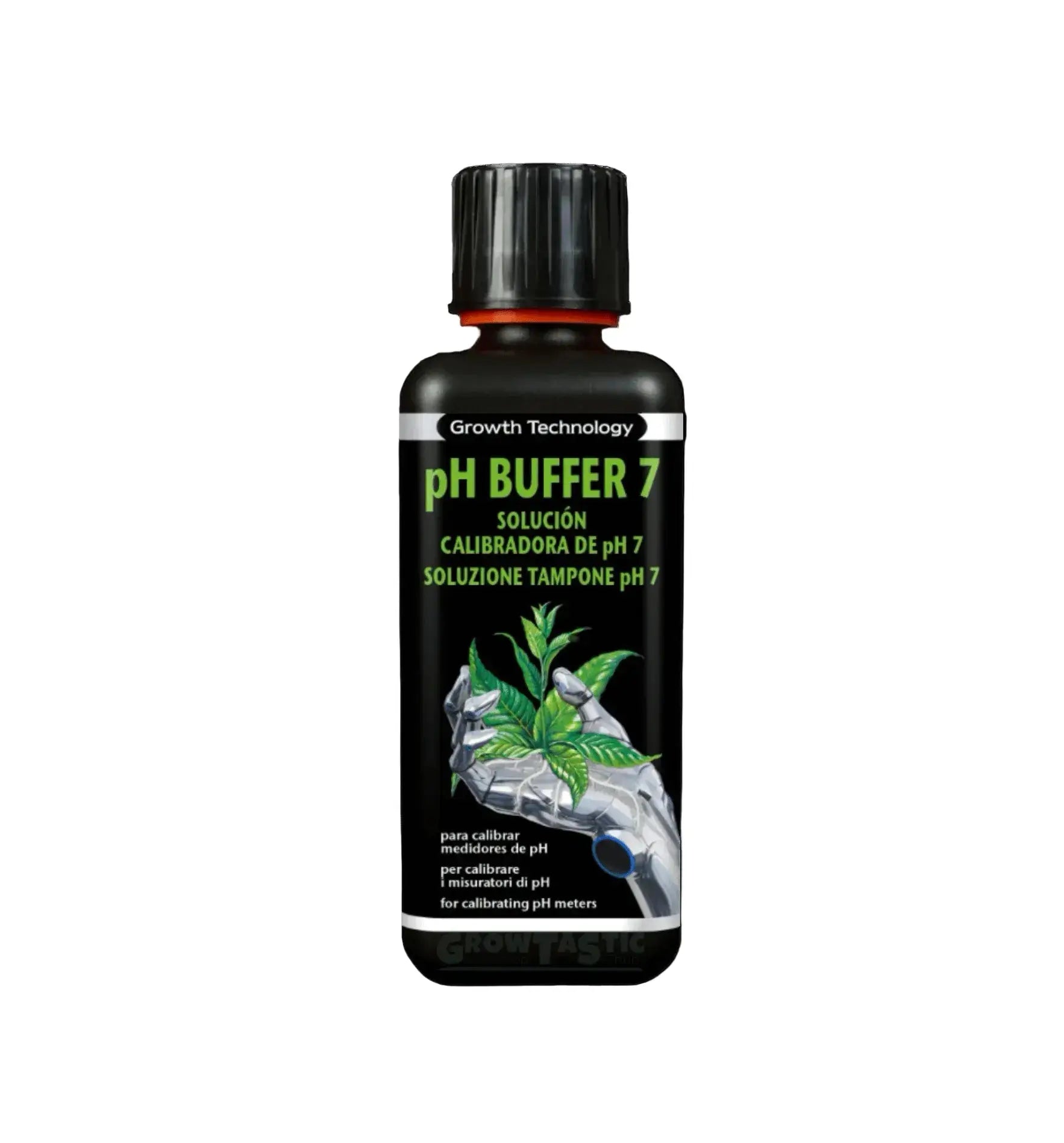 Growth Technology pH Puffer Kalibrierflüssigkeit, 300 ml, pH 4.0, für genaue Messungen in der Hydroponik