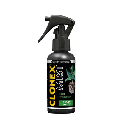 Wurzelstimulator Clonex® Mist von Growth Technology in 100 ml Flasche, fördert Wurzelwachstum bei Pflanzen.