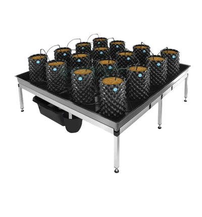 GrowSystem Airpot Bewässerungssystem von GrowTOOL für 4 Pflanzen, flexible Bewässerung mit 0,6-5,7 m Länge, innovatives Growsystem