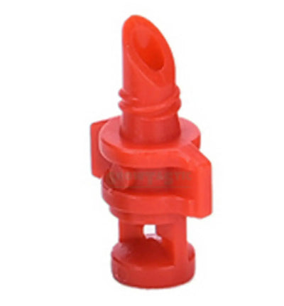 Blauer GrowTOOL Mini Sprayer, der in einem Pflanztopf platziert ist, zum Gießen und Bewässern von Pflanzen.