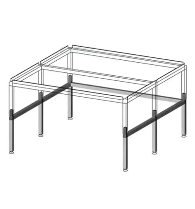 GrowRACK Tisch von GrowTOOL, 54x54 cm, stabiler und praktischer Pflanztisch für Indoor-Gartenprojekte