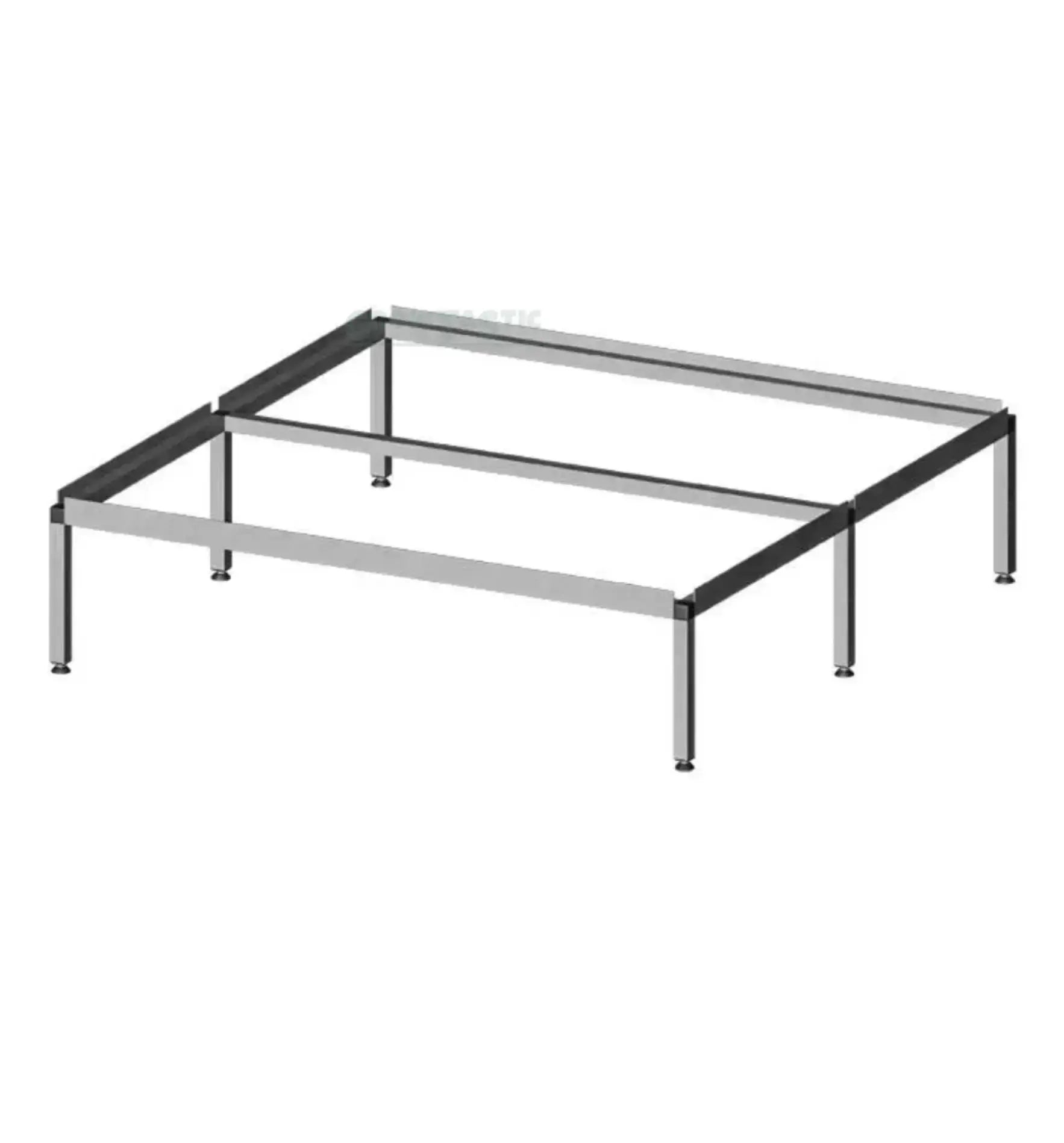GrowRACK Tisch von GrowTOOL, 25 cm hoch, 54 x 54 cm, stabile Oberfläche für Pflanzenzucht.