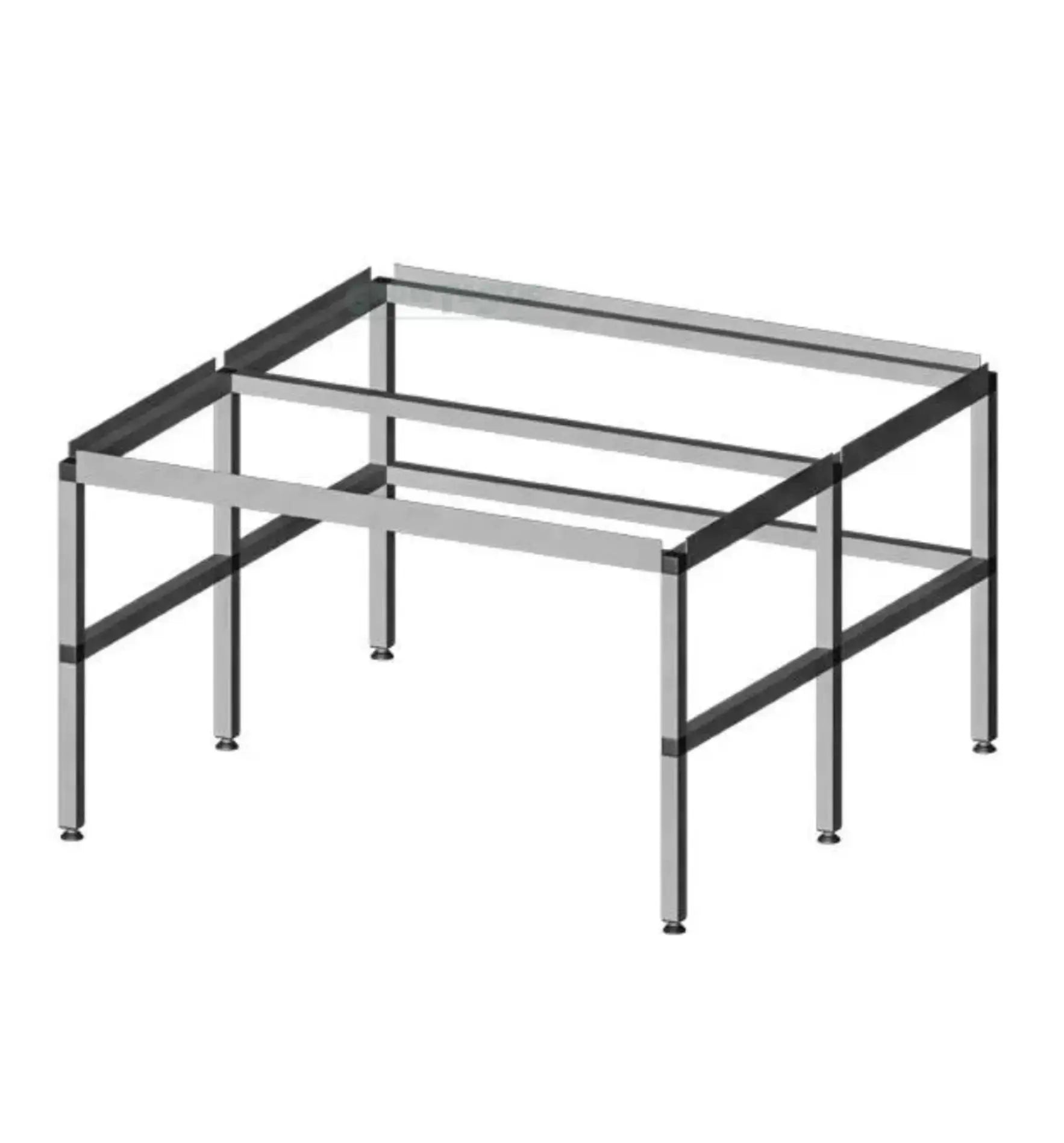 GrowRACK GrowTOOL Tisch, 25 cm hoch, 54 x 54 cm, stabiler Pflanzenständer für Indoor-Gärten, aus langlebigem Material