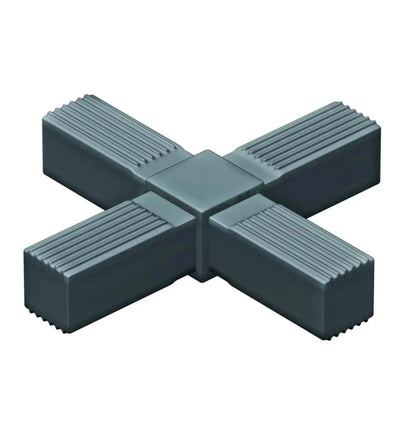 GrowTOOL Tisch-Verbindungsstück, T-förmiges Metallstück mit 25x25x1,5 mm Größe für stabile Verbindungen