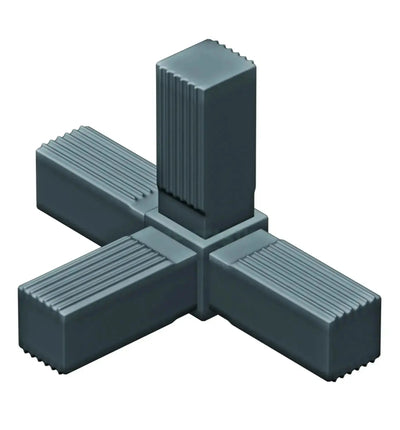 GrowTOOL Verbindungsstück für Tisch, T-Stück, 25x25x1,5 mm, aus hochwertigem Material, ideal für Möbelbau und Verbindung.