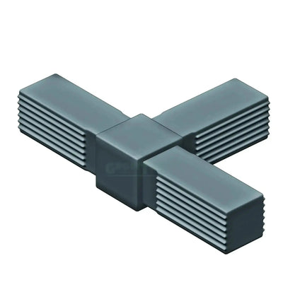 GrowTOOL Verbindungsstück für Tisch, T-förmiges Verbindungselement aus Metall, 25x25x1,5 mm, robust und vielseitig einsetzbar
