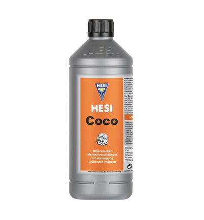 Hesi Coco Dünger in 1-Liter-Flasche, natürliche Nährstoffversorgung für Kokos-Substrate, von Hesi
