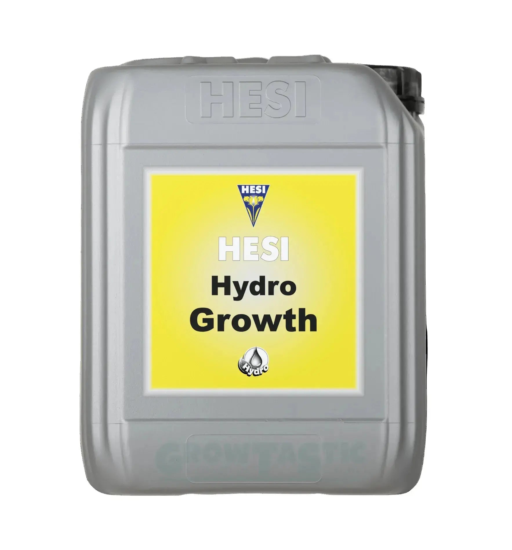 Hesi Hydro Wuchs Dünger in 1-Liter-Flasche, ideal für Pflanzenwachstum, mit Hesi Markenlogo und Produktbeschreibung.