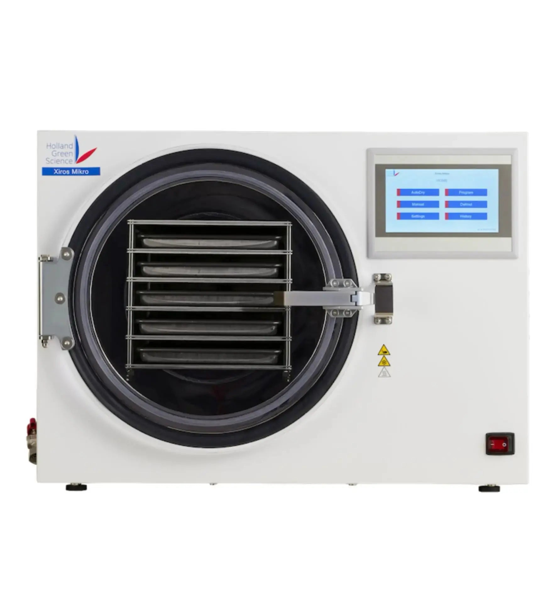 Holland Green Sience Xiros Mikro Gen 2 Gefriertrockner Trocknungsnetz, blaues, feinmaschiges Trocknungsmaterial für Labore.