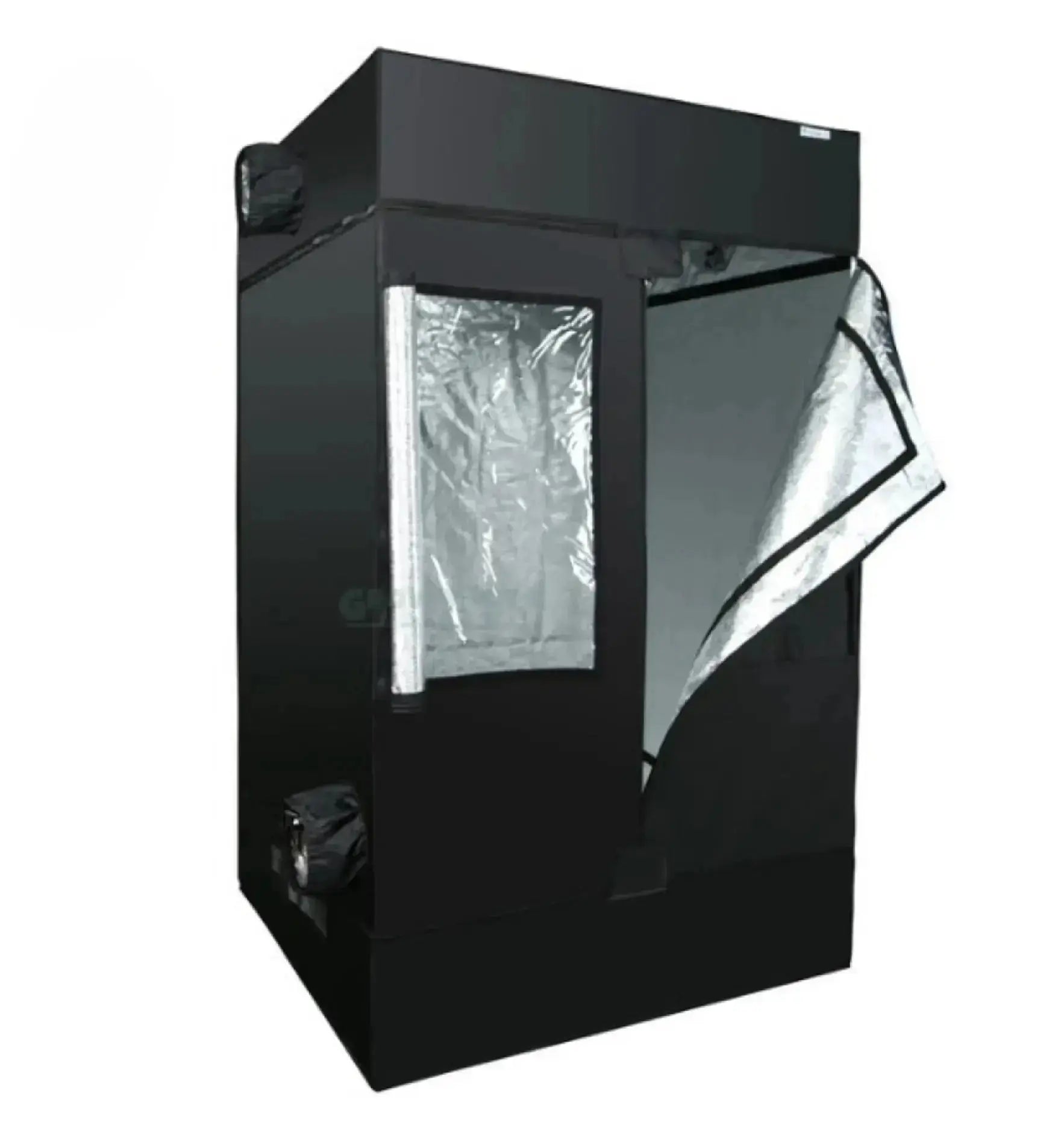 Homebox Homelab Growbox, kompakte Anbau-Box für Pflanzen, mit Sichtfenster und Lüftungsschlitzen, ideal für Indoor-Garten.