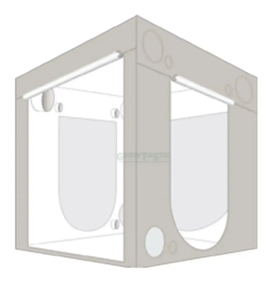 Homebox® Q+ Growbox, quadratisch mit extra Höhe, langlebiges Zelt für Pflanzenzucht, stabile Rahmen, klare Oberfläche