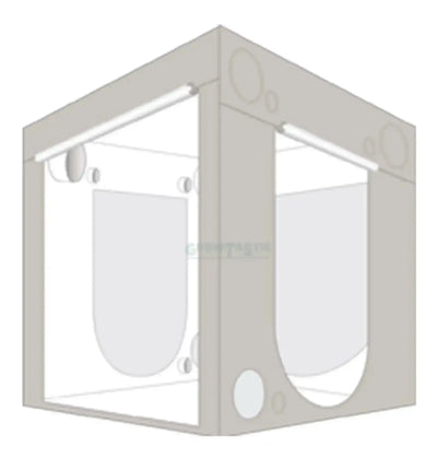 Homebox® Q+ Growbox, quadratisch mit extra Höhe, stabile Garten- oder Pflanzenzuchtbox, ideal für Indoor-Growing.