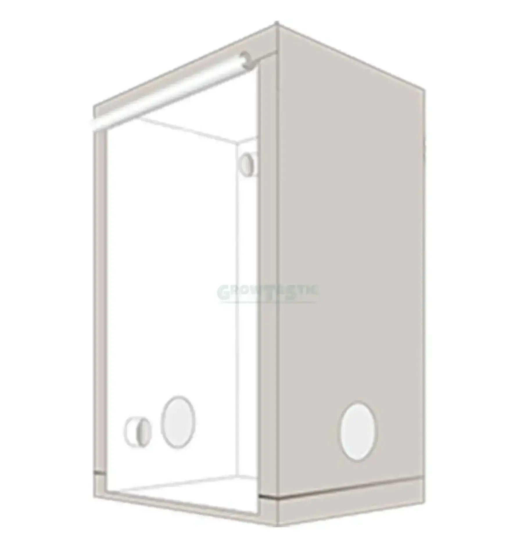 Homebox RS Growbox in rechteckigem, verkürztem Design, ideal für Pflanzenzucht, mit transparenten Wänden und stabiler Struktur