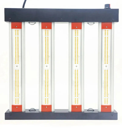 Horticulture LED Pflanzenleuchte in Schwarz, 4-Panel, 150W, für optimales Pflanzenwachstum, sichtbar in der Produktabbildung