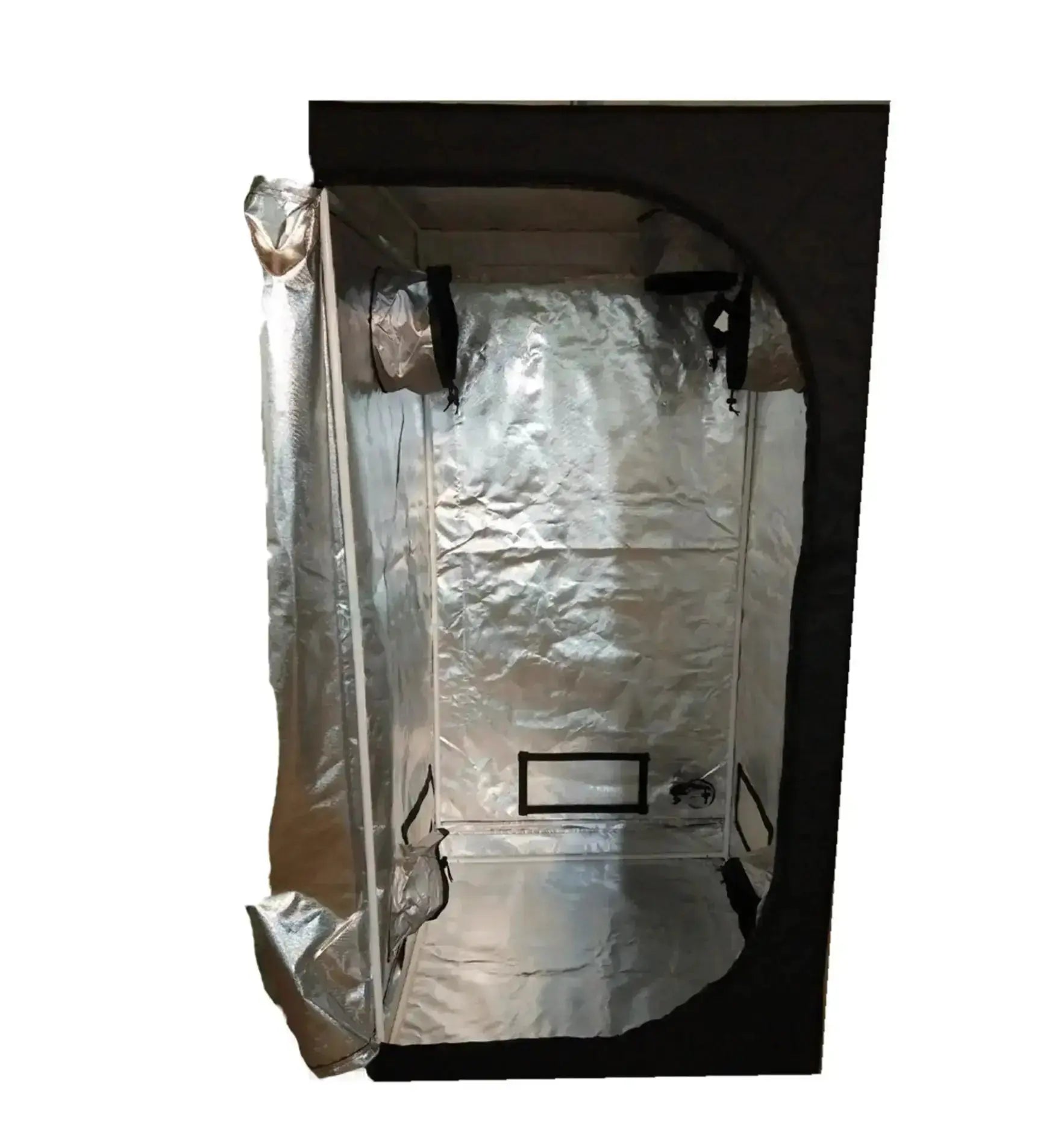 Hortiline Growbox Darkroom 90, kompakte Growbox für Pflanzenzucht, mit Belüftungsöffnungen und reflektierender Innenbeschichtung