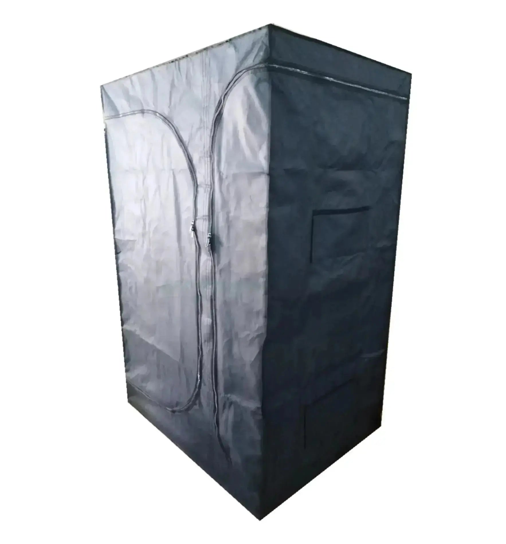 Hortiline Growbox Darkroom Lodge, 90 cm, stabile Growtent für Pflanzenzucht, mit Reißverschlüssen und Belüftungsöffnungen