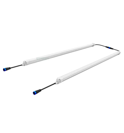 Hortimol Hortione LED Pflanzenleuchte TLBLED 2x18W Vollspektrum Cool White, energiesparende Pflanzenlampe mit kühlem Weißlicht