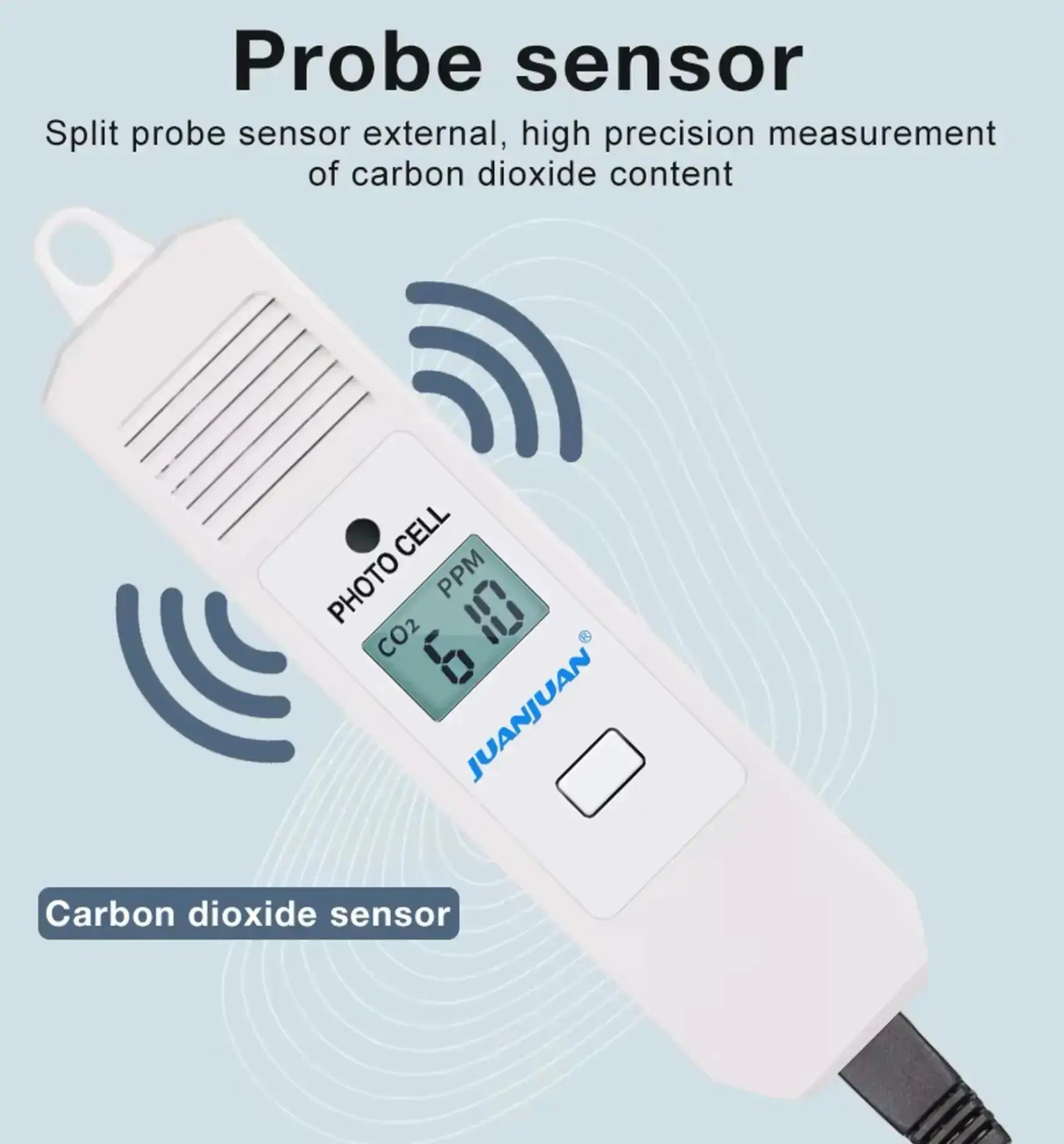 JuanJuan CO₂ Steuergerät, digitales CO₂-Controller für präzise Messung und Steuerung in Aquarien und Pflanzenzucht.