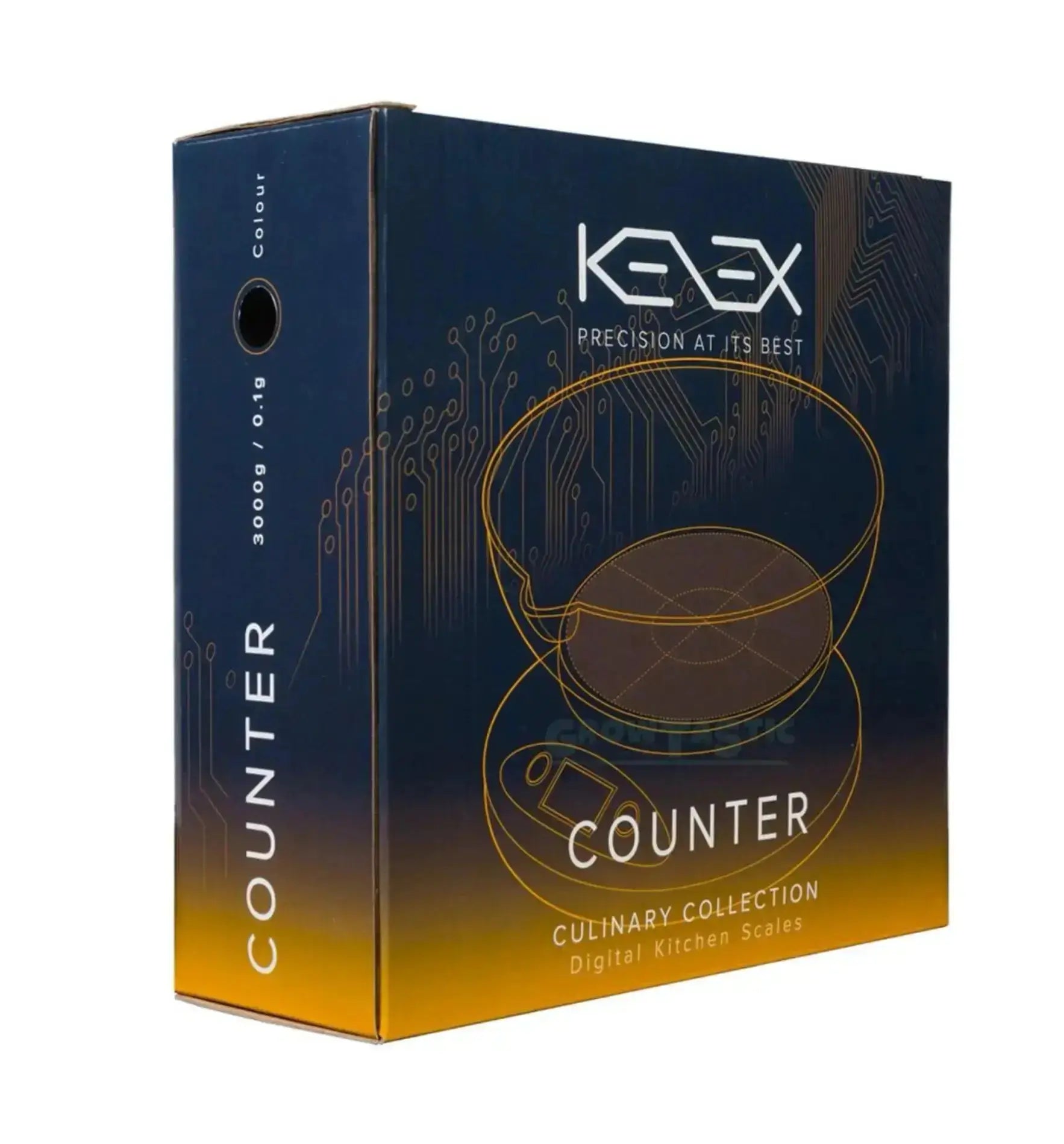 Kenix Counter Scale 3000 Waage mit digitalem Display und Edelstahlplattform für präzises Wiegen in der Küche