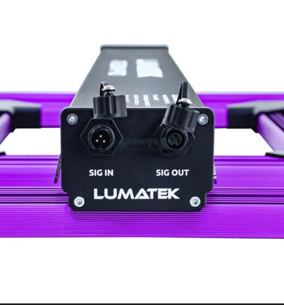 LED Pflanzenleuchte Lumatek ATS200W Pro 2,5 für optimale Pflanzenbeleuchtung, mit moderner LED-Technologie, in einer natürlichen Umgebung.