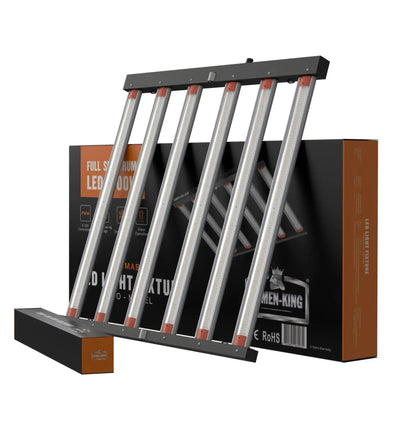 Lumen-King LED Pflanzenleuchte Eco-Line 400W, sichtbare Leuchtfläche und elegante Design, ideal für Pflanzenwachstum
