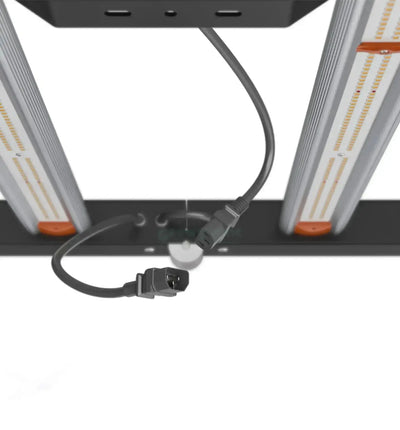LUMEN KING LED Pflanzenleuchte Eco-Line 720 Watt, moderne LED-Grow-Lampe für gesunde Pflanzen, schwarz mit weißen Elementen