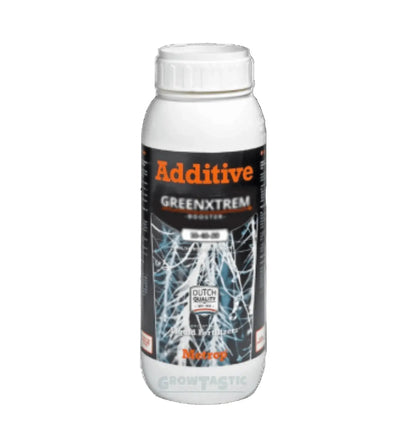 Metrop GreenXtrem Dünger Additiv in 250 ml Flasche, fördert Pflanzenwachstum, ursprünglich RhizoXtrem, grüne Farbe, Produktflasche.